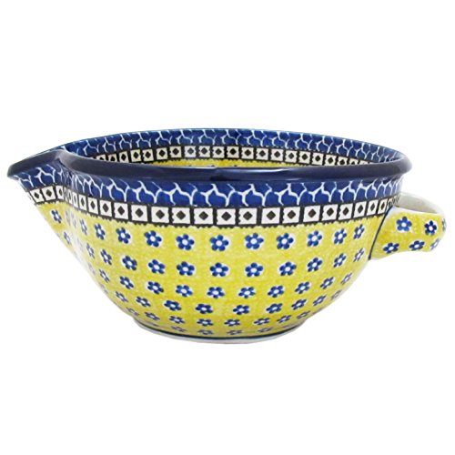 Click Here to See More Images Polish Pottery 7'' Handmade Batter Bowl 240-French Country