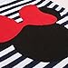 LittleSpring Little Girls' Skirt Set Striped Cartoon Size 12M Red