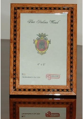 Galassi Brown Diamond Design Picture Frame 5" X 7"