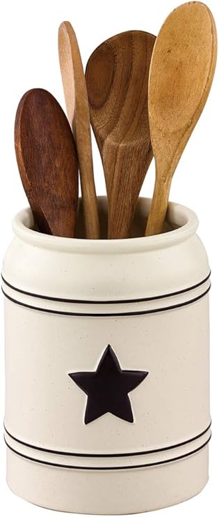 Amazon Com Park Designs Country Star Utensil Holder Kitchen Dining