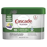 Cascade Platinum ActionPacs Dishwasher Detergent, Lemon, 36 count (Packaging May Vary)