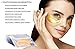24K Gold Under Eye Patches - with Collagen & Hyaluronic Acid 17 Pairs | Natural Hydrating Treatment Mask Anti Aging Firming | Help Reduce Puffiness, Dark Circles, Wrinkles | BONUS: Black Mask & EBook