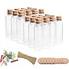 30 Stks Mini Transparante Glazen Flessen Met Kurken Helder Glas Flessen Wensfles,kleine Glazen Flessen,voor Bruiloft Diy…