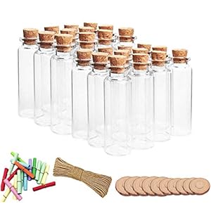 30 Stks Mini Transparante Glazen Flessen Met Kurken Helder Glas Flessen Wensfles,kleine Glazen Flessen,voor Bruiloft Diy…