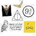 Harry Potter Vinyl Laptop and Water Bottle Decal Sticker Pack, Made in US