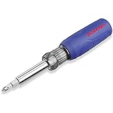 WORKPRO 11-in-1 Screwdriver/Nut Driver Set Tool Comfort Grip, All in One Multi-bit, Portable Screw-driver, 8 Bits (Philips/Sl