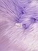ECOSHAG Faux Fake Fur Solid Shaggy Long Pile Fabric - Lavender - 60