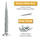 LuckIn Drywall Anchors and Screws, Zinc Self Drilling Wall Anchors for Drywall, 200 Pieces (100 Anchors + 100 Screws)