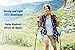 Premium Ultralight Trekking Poles w/ Sweat Absorbing EVA Grips - Your collapsible Hiking / Walking Sticks come with Tungsten Tips and Flip Locks - Enjoy the Outdoors