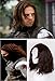 Menoqi Men's Short Curly Layered Wig Heat Resistant Wigs Human Hair Wigs Natural Looking Wigs with Wig Cap WIG137