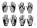 Tattoo Stencil / Template Set of 8 Sheets 2A Henna Designs Suitable for Hand