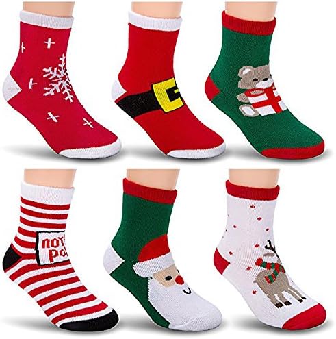 Eden Babe Unisex-Baby Newborn Soft Animal Socks For Girls And Boys (Pack of 6)