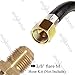 SHINESTAR 12 Feet Low Pressure Propane Hose with Regulator, for Gas Grill, Fire Pit, Stove, 3/8 Inch Female Flare