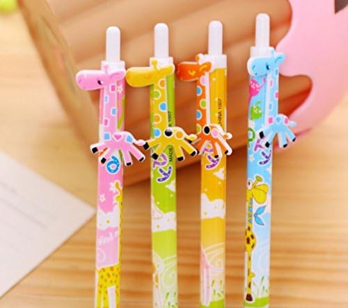 Baishitop 1PC Kawaii Cute Cartoon Deer Ballpoint Pens Beautiful Stationery School Gift(Random)