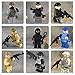 Army Block Set Building Military Toys Little People bricks SWAT Kids Toy City Police Minifigures Team Soldiers Figures Bulk Assembling with Accessories Weapons Canoeing Party Favors