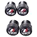 TK-KLZ 4Pcs Metal Car Bike Scooter SUV Truck Tires Premium Valve Stem Caps for TRD Toyota Racing Development Modified Models