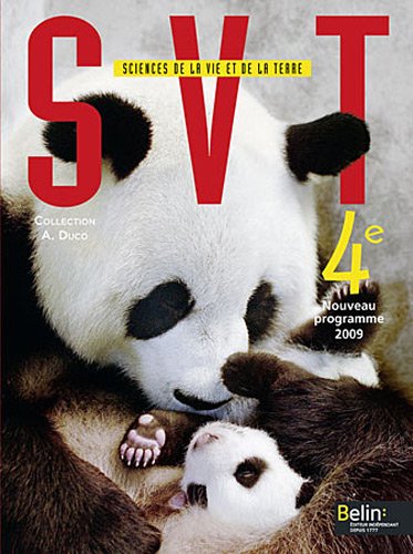 SVT, sciences de la vie et de la terre, 4e
