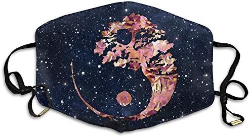 FreeFridayMask Yin Yang Bonsai Tree Unisex Print Durable 100% Polyester respirator Breathing Mask For Dust