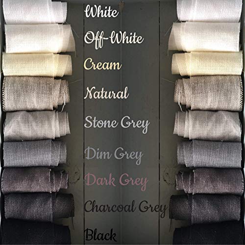 King 76''x80'' Linen Bed Skirt with Gathered Ruffles and Cotton Decking - Natural Linen Oatmeal, White or Grey Colors - Thumbnail 4