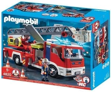 coche bomberos playmobil amazon
