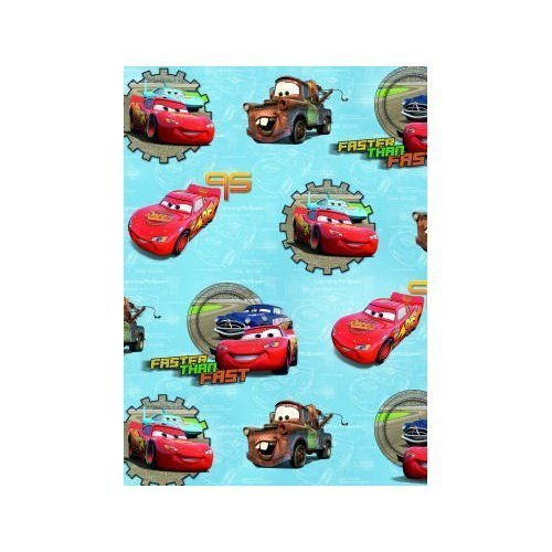 Disney Cars Giftwrap (2 sheets folded) and tags (2) Amazon.co.uk