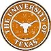 University of Texas Longhorns Collegiate Embossed Metal Circular Sign CS60100