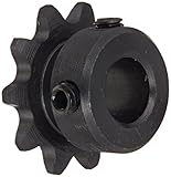 Tsubaki 35B10FH Finished Bore Sprocket, Single Strand, Inch, #35 ANSI No., 3/8" Pitch, 10 Teeth, 1/2" Bore