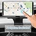 Car Phone Mount, [New Design] [Super Strong Magnet][360 Degree Rotation] Bukm Universal Magnetic Dashboard Phone Holder Mount for Cell Phones and Mini Tablets