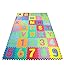 Matney Kid's Foam Floor Alphabet Puzzle Mat, Multicolor (36Piece)