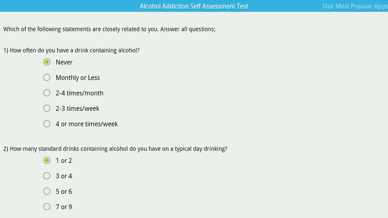 Alcohol Addiction Self Assessment TestAmazon.caAppstore for Android
