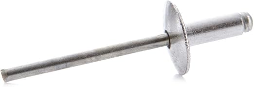 SKIR'CO Blindnieten Edelstahl 4,0x12mm - 100 Stück DIN 7337 A2 Popnieten Set