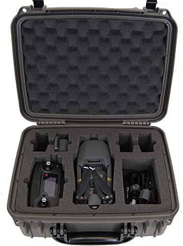 Microraptor MVC500 with Custom Foam Designed to Fit DJI Mavic and Accessories-(Gunmetal Grey)