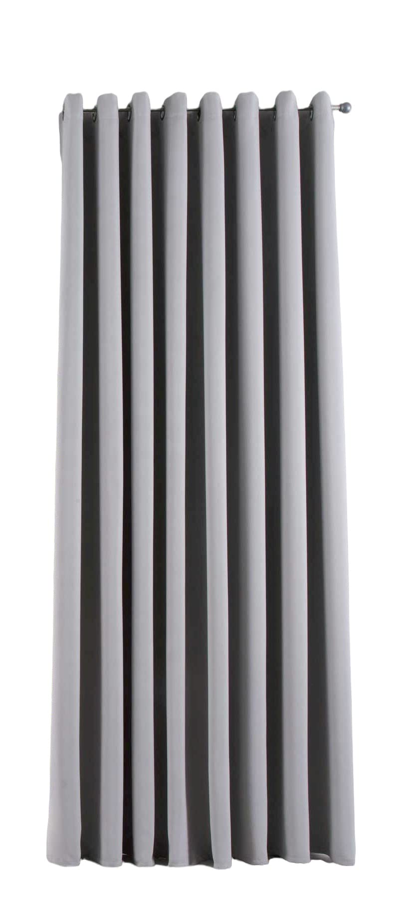 Gardinenbox Newyork 201920600 Opaque Curtain Height x Width 225 x 295 cm Pack of 1 Thermal Blackout Curtain Blackout Eyelets Sound-Insulating Oeko-Tex UV Protection Tiebacks