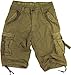 Mens Cargo Pocket Shorts Military-Style Size:30-54#A8s