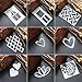 puhoon Cutting Dies, Lattice Metal Stencil, DIY Scrapbooking Album Card, Embossing Craft Decor for Home