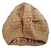Always Eleven Satin Lined Knit Beret Hat (Beige)