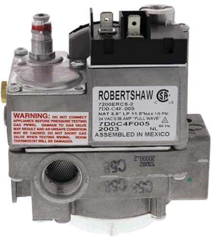 Robertshaw 720-402 Combination Dual Gas Valve With Side Taps – OEM Replacement Part