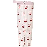 HydroJug Sport - Stainless Steel Tumbler with Straw, Vacuum Insulated, 40oz Leakproof Water Bottle, Ergonomic Design, Reusable, Dishwasher Safe, Rubber Base, Durable for Gym or Outdoors, Sweet Cherry