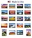 THE WORLD postcard set of 20. Post card variety pack of various countries views postcards. Made in USA.