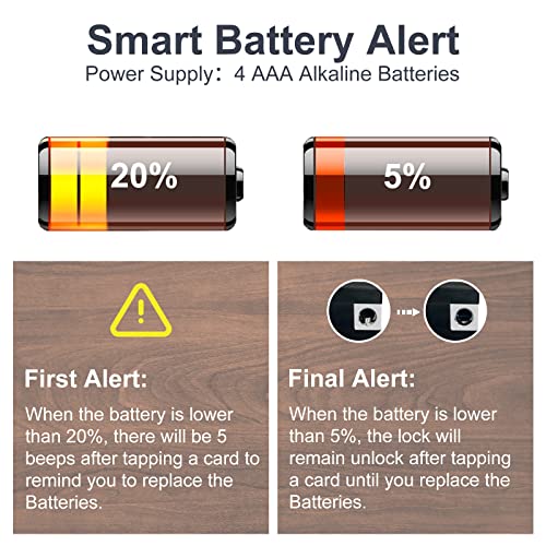 EEOO RFID Lock, NFC Supported Hidden Lock, RFID Lock for Hidden Gun