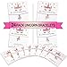 MORDUN 24 Unicorn Party Favors Set for Girls Birthday - Unicorn Charm Wish Bracelets - Gifts for Kids Teens Boys Baby Shower