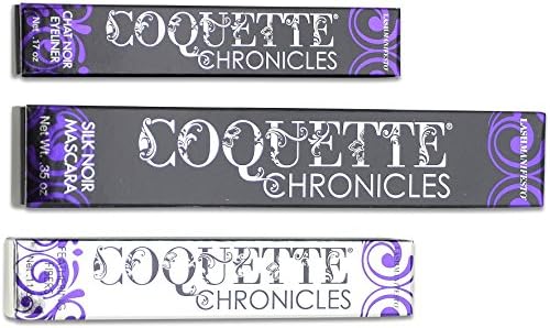 Silk Noir Trio, kit comes with Silk Noir mascara &amp; Feathering Fibers brush on extensions +Chat Noir Liquid black eyeliner