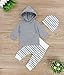 Gavol Toddler Baby Boy Outfits Long Sleeve Hoodie Sweatshirt Stripe Pant Set Clothes Set For Fall Winter
