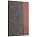 iPad Air 2 case Case-Holder Stand Cover - (iPad 6) - Lightweight Ultra Slim shell with Multi Viewing Angles - with Smart Cover (Auto Wake / Sleep function) Grey Plaid/Brown