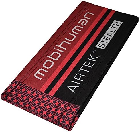 MobiHuman Wearable Cooling &amp; Sweat Towel - The #1 Premium Running, Cycling, Hiking, Camping, Sports and Fitness Towel. As Featured in Outside Magazine. (Electric Red)