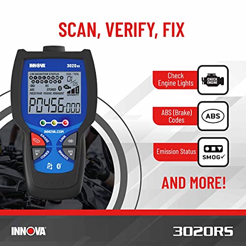 INNOVA 3020RS Fast & EasytoUse Check Engine Code Reader, OBD2 Scan