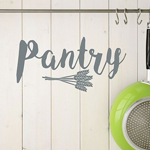 Pantry Wall Decal with Wheat Design - Farmhouse Decor for Kitchen or Home Decoration - Chef Gifts - Thumbnail 5