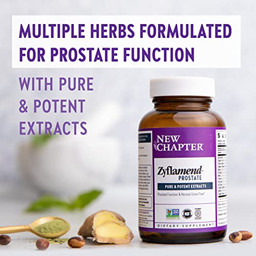 New Chapter Prostate Supplement Zyflamend Prostate with Saw Palmetto