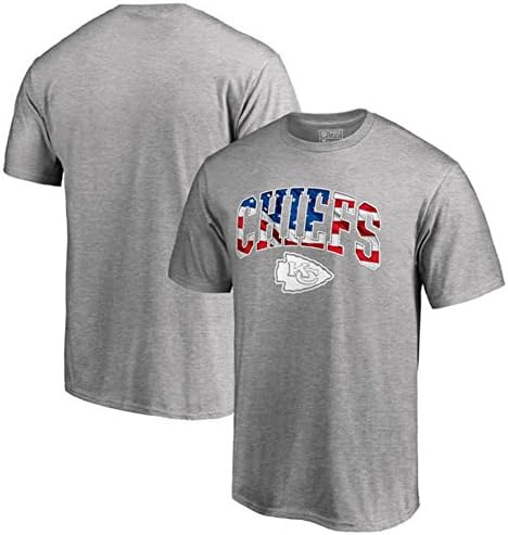 Fanatics Branded Kansas City Chiefs Pro Line by Banner Wave T-Shirt - Heathered Gray (XX-Large)