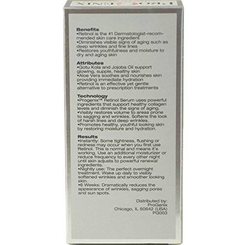 Progenix Professional Skin Care Retinol Face Serum Skin Care Booster